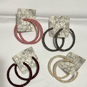 Bundle for mrsfoust 💗 Altar’d State Hoop Rock Moonstone Earrings